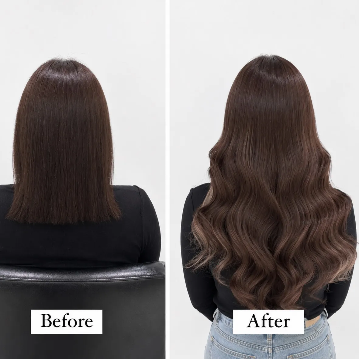 🧡シールエクステ劇的before→after🧡
