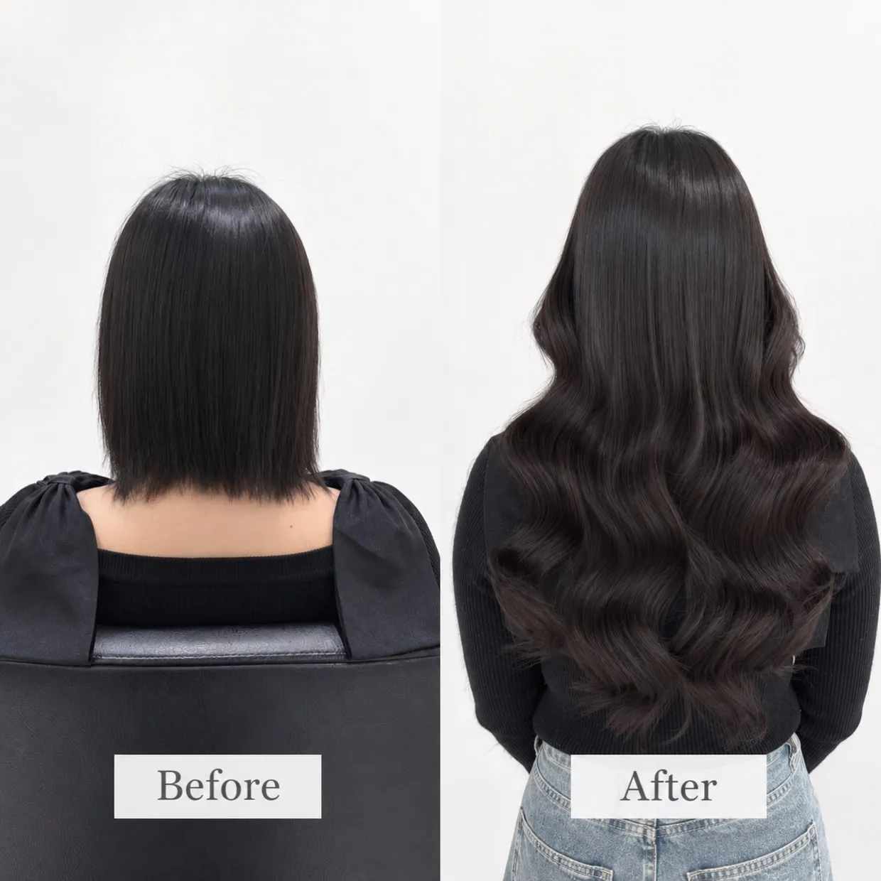 🧡シールエクステ劇的before→after🧡