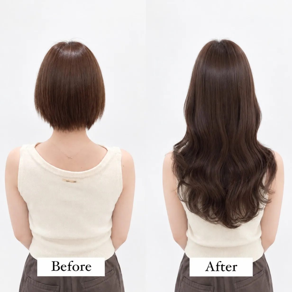 🧡シールエクステ劇的before→after🧡