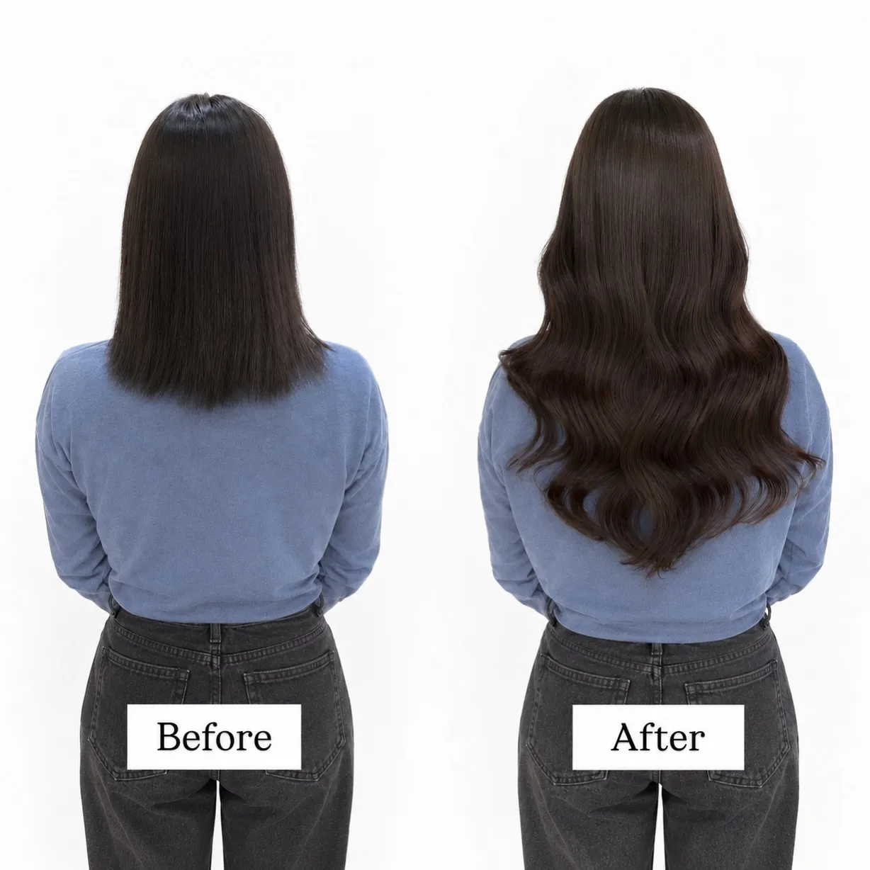 🧡シールエクステ劇的before→after🧡