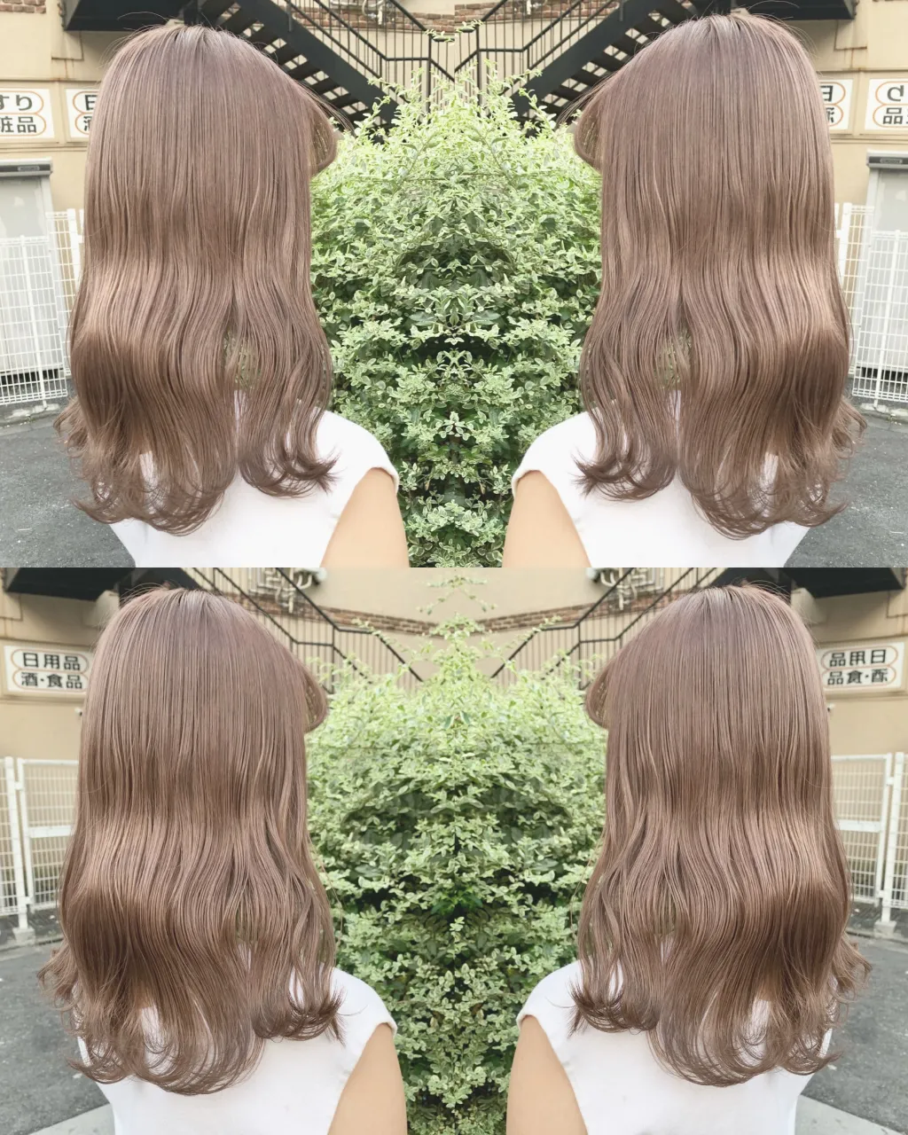 #ミルクティーベージュ #ブリーチ #ダブルカラー #ブリー...