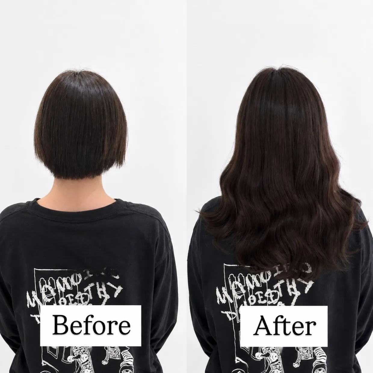 🧡シールエクステ劇的before→after🧡